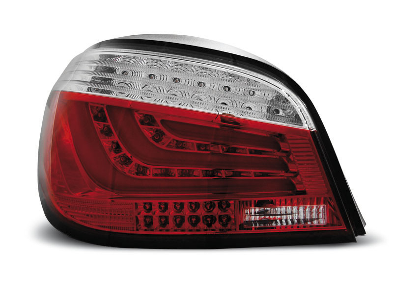 BMW E60 07.03-02.07 RED WHITE LED TAILLIGHTS BAR