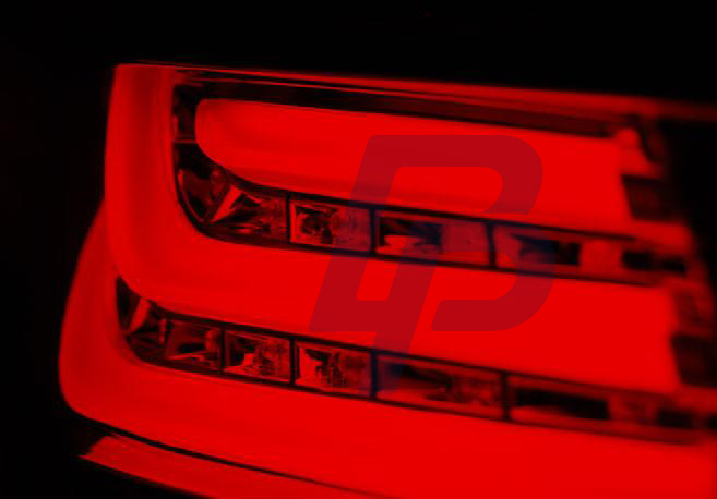 BMW E60 07.03-02.07 RED WHITE LED TAILLIGHTS BAR - 4