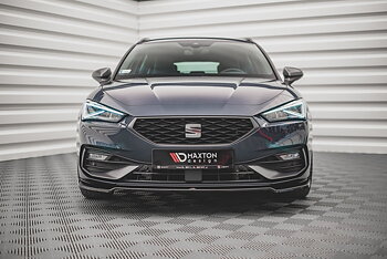 FRONT SPLITTER V.4 SUITABLE FOR SEAT LEON FR MK4 – MAXTON DESIGN