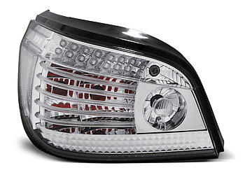 BMW E60 07.03-07 CHROME LED TAILLIGHTS