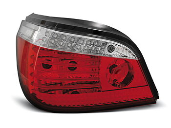 BMW E60 07.03-07 RÖD/VITA LED BAKLAMPOR
