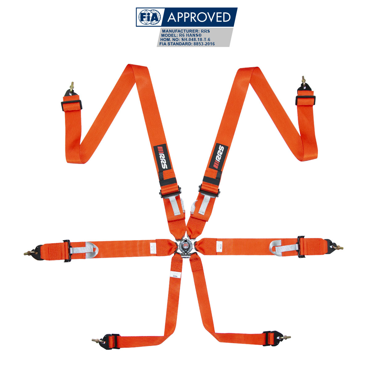 HARNESS FIA RRS R6 - ORANGE - 2
