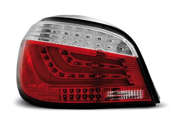 BMW E60 07.03-02.07-12.09 RED WHITE LED TAILLIGHTS BAR