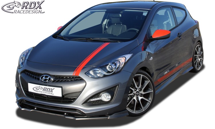 FRONT SPOILER VARIO-X HYUNDAI I30 COUPE 2013+ FRONT LIP SPLITTER - 2