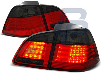 BMW E61 04-03.07 TOURING RED SMOKE LED TAILLIGHTS