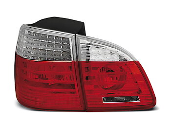 BMW E61 04-03.07 TOURING RED WHITE LED TAILLIGHTS