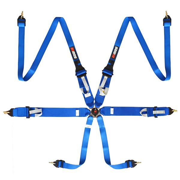 PACK 2 FIA RRS R6 HANS® 2.8 KG - BLUE HARNESSES