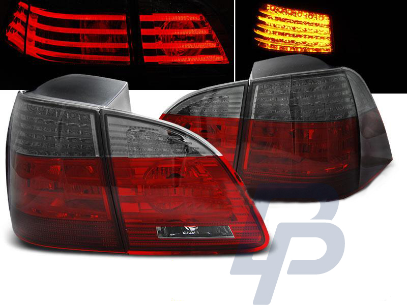 BMW E61 04-03.07 TOURING RED SMOKE LED TAILLIGHTS - 3