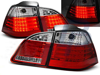 BMW E61 04-03.07 TOURING RED WHITE LED TAILLIGHTS