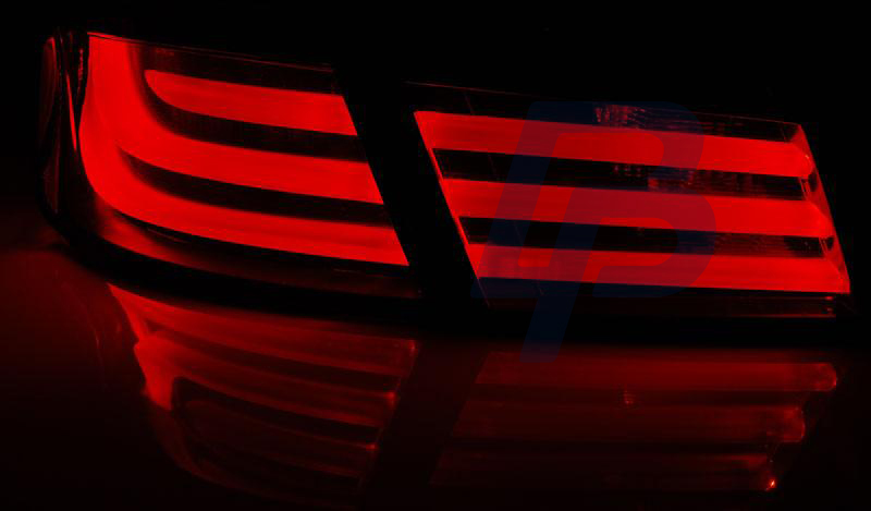 BMW F10 10-07.13 RED WHITE LED TAILLIGHTS BAR - 4