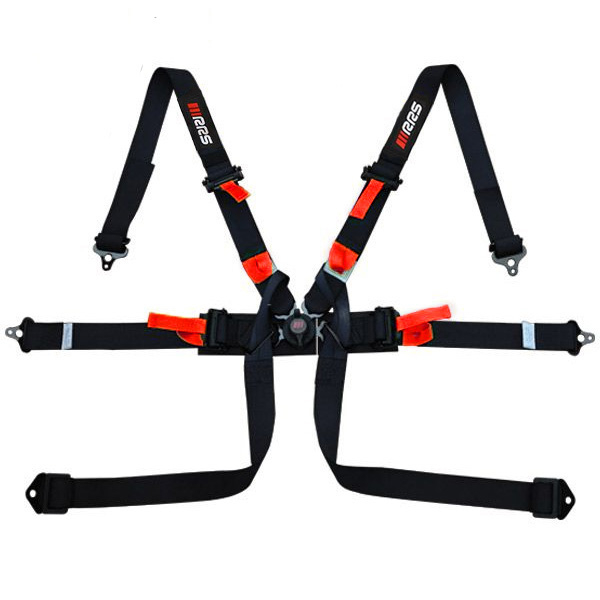 SINGLE-SEATER FIA HANS® HARNESS - BLACK