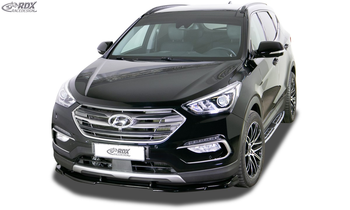 FRONT SPOILER VARIO-X HYUNDAI SANTA FE (DM) 2015-2018 FRONT LIP SPLITTER - 2