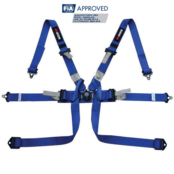 SINGLE-SEATER FIA HANS® HARNESS - BLUE - DEC 29 - 2