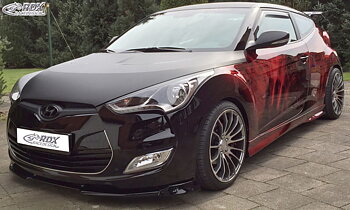 FRONT SPOILER VARIO-X HYUNDAI VELOSTER FRONT LIP SPLITTER