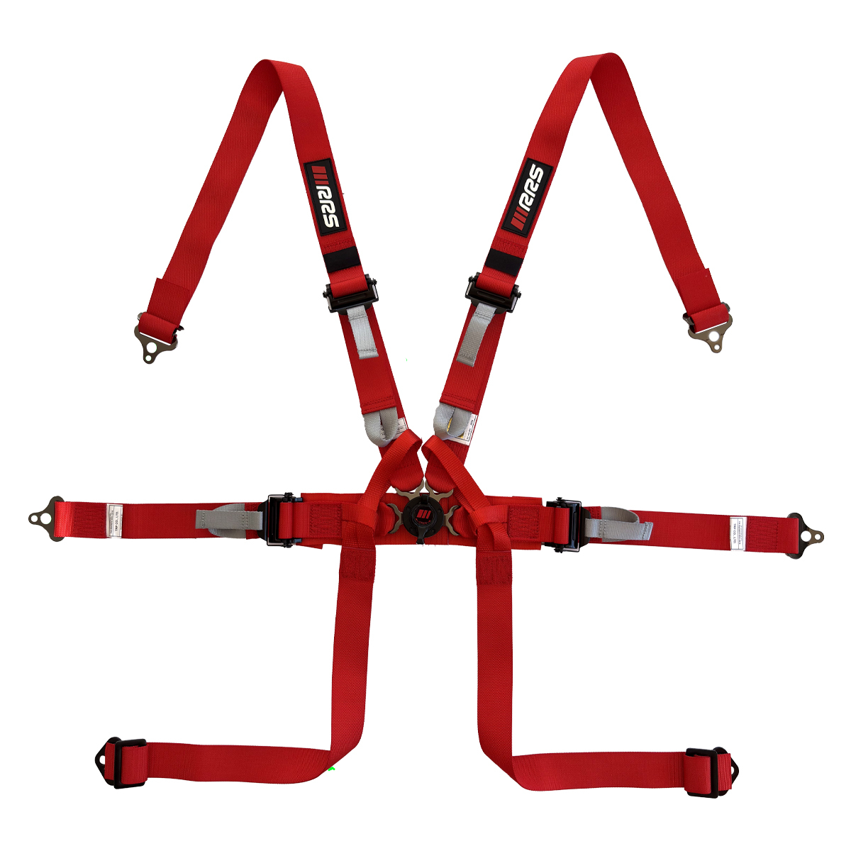 FIA RRS SINGLE-SEATER 2" HANS HARNESS - RED