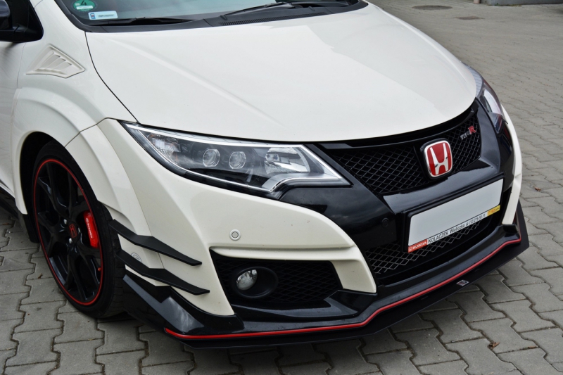FRONT RACING SPLITTER V.1 HONDA CIVIC IX TYPE R - 2