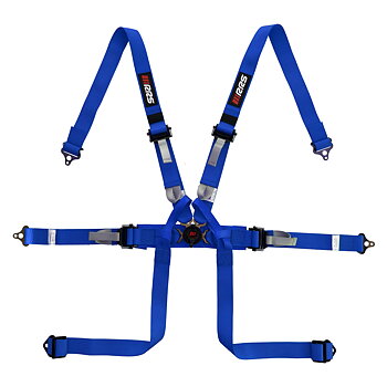 FIA RRS SINGLE-SEATER 2" HANS HARNESS - BLUE