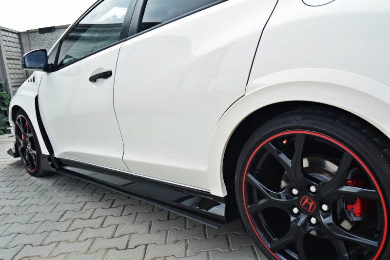 RACING SIDE SKIRTS DIFFUSERS HONDA CIVIC IX TYPE R - 2