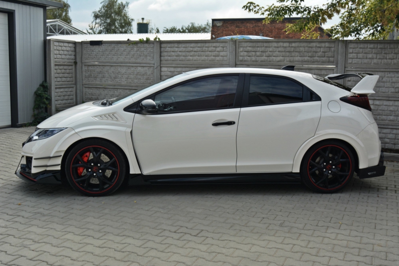 RACING SIDE SKIRTS DIFFUSERS HONDA CIVIC IX TYPE R - 3