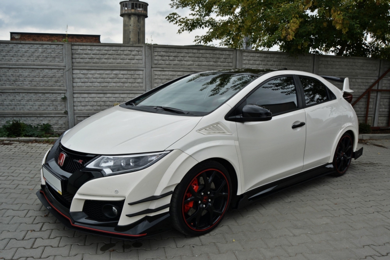 RACING SIDE SKIRTS DIFFUSERS HONDA CIVIC IX TYPE R - 4