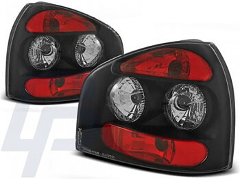 TAILLIGHTS AUDI A3 8L 08.96-08.00 BLACK