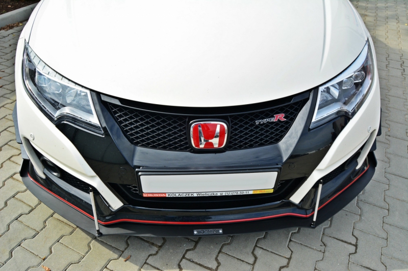 FRONT RACING SPLITTER V.2 HONDA CIVIC IX TYPE R
