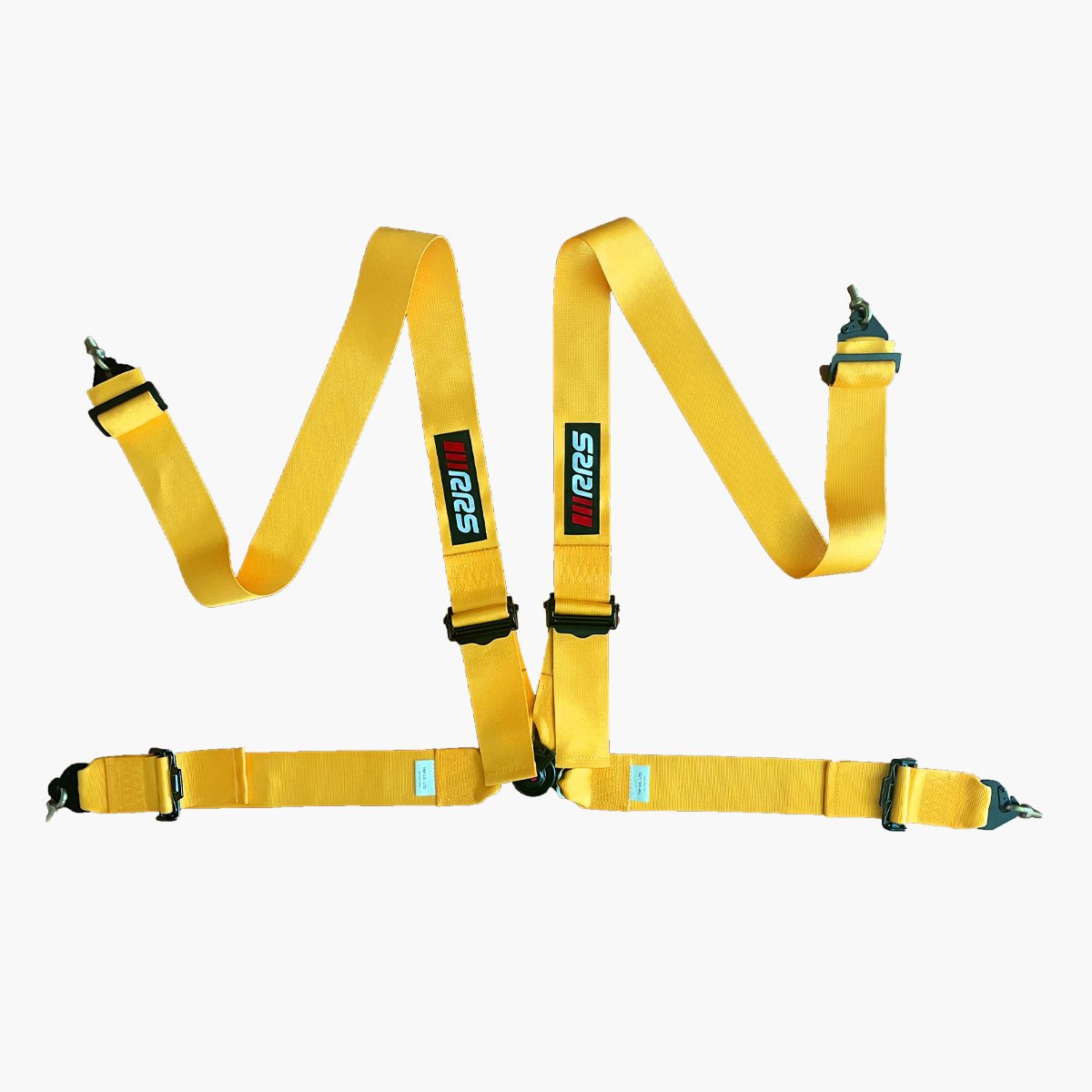 RRS FIA EVO 4 2.5 KG YELLOW HARNESS (4 POINTS)