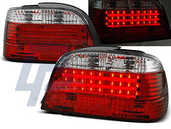 BMW E38 06.94-07.01 RED WHITE LED TAILLIGHTS