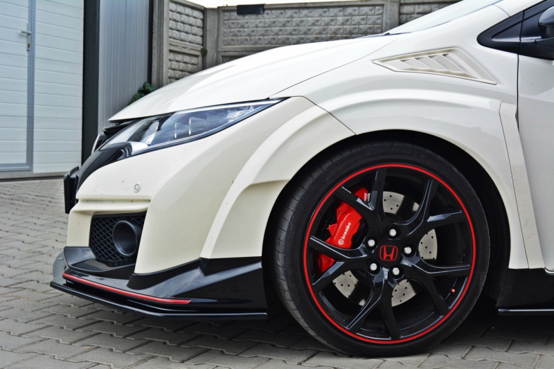 FRONT SPLITTER V.1 HONDA CIVIC IX TYPE R - 3