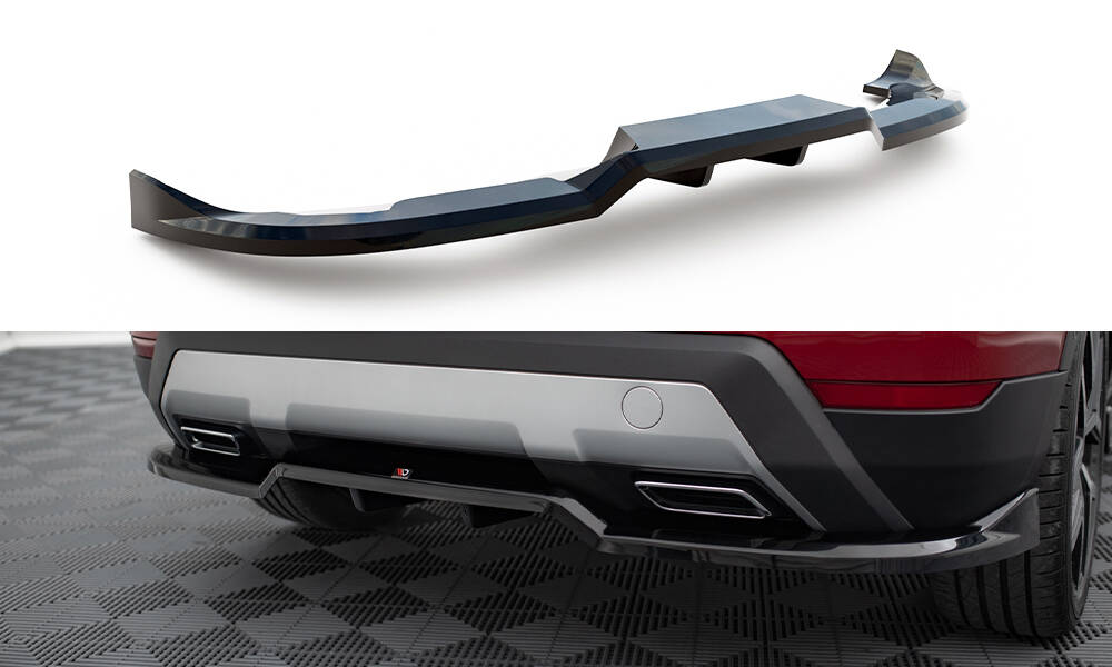 Central Rear Splitter (Vertical Bars) Seat Arona FR Mk1