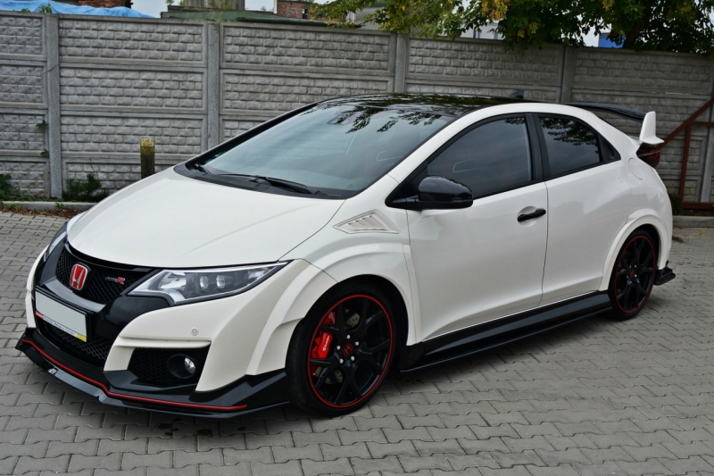 FRONT SPLITTER V.2 HONDA CIVIC IX TYPE R - 4