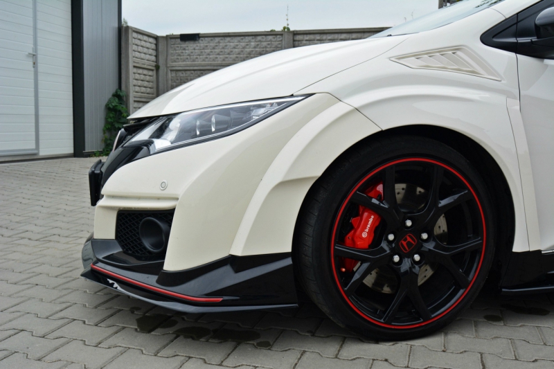 FRONT SPLITTER V.2 HONDA CIVIC IX TYPE R - 3
