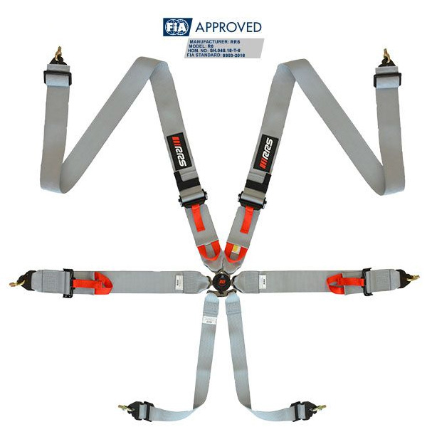 HARNESS FIA RRS R6 - GREY - 3