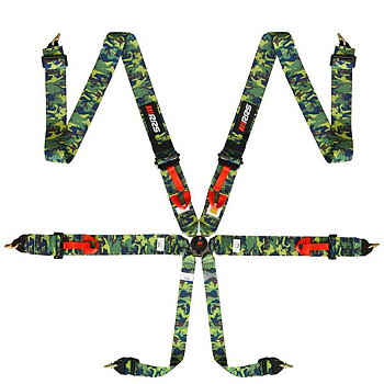 FIA RRS R6 CAMOUFLAGE HARNESS 6 POINTS - DEC 29