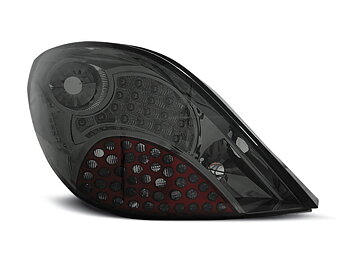 PEUGEOT 207 3D/5D 05.06-06.09 SMOKE LED TAILLIGHTS