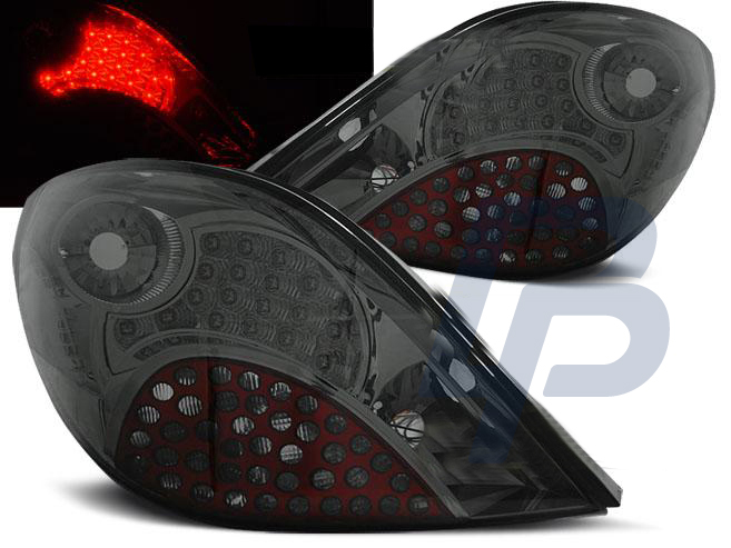 PEUGEOT 207 3D/5D 05.06-06.09 SMOKE LED TAILLIGHTS - 3