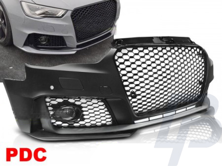AUDI A3 12-16 RS3 STYLE BLANK SVART PDC STÖTFÅNGARE