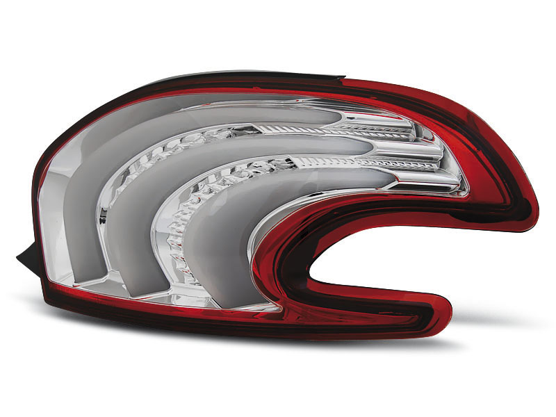 PEUGEOT 208 4.12-06.15 RED WHITE LED TAILLIGHTS BAR