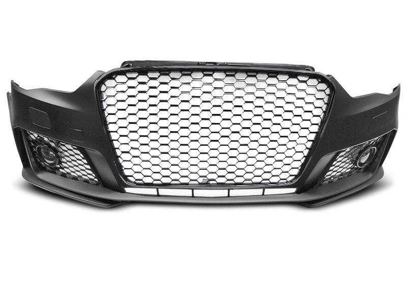 AUDI A3 12-16 RS3 STYLE BLANK SVART STÖTFÅNGARE
