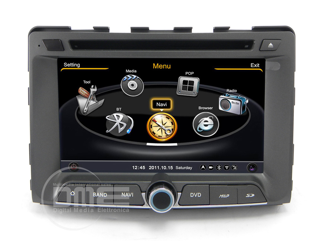 SSANGYONG RODIUS 7" MODELLANPASSAD ANDROID HUVUDENHET