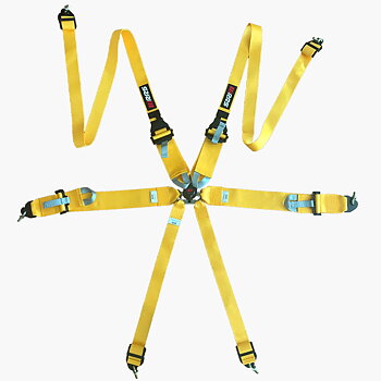 RRS FIA 3" 2" R6 HANS® 2.8KG YELLOW HARNESS