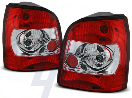 TAILLIGHTS AUDI A4 11.94-01 RED WHITE