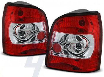 TAILLIGHTS AUDI A4 11.94-01 RED WHITE