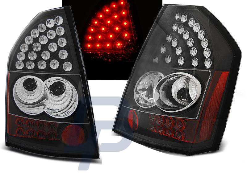 CHRYSLER 300C/300 09-10 BLACK LED TAILLIGHTS - 3