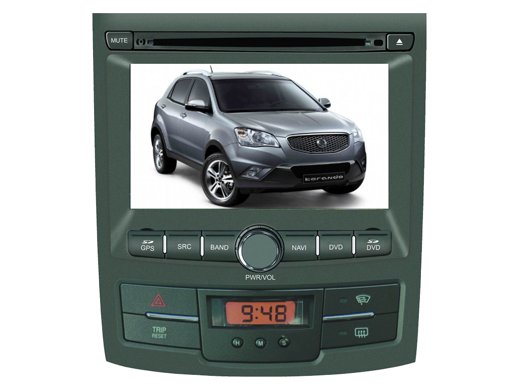 SSANGYONG KORANDO ACTION 7" MODELLANPASSAD ANDROID HUVUDENHET