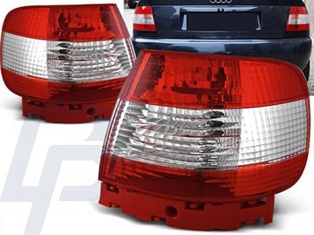 TAILLIGHTS AUDI A4 11.94-09.00 RED WHITE