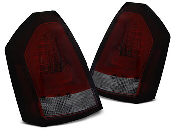CHRYSLER 300C 05-08 RED SMOKE LED TAILLIGHTS BAR