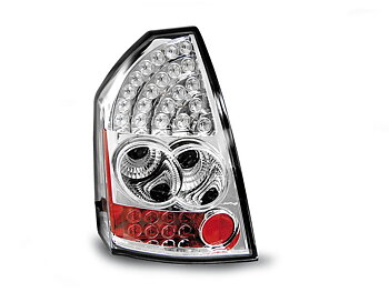 CHRYSLER 300C 05-08 CHROME LED TAILLIGHTS