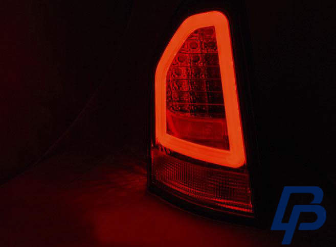 CHRYSLER 300C 05-08 RED WHITE LED TAILLIGHTS BAR - 2