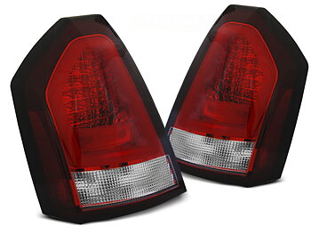 CHRYSLER 300C 05-08 RED WHITE LED TAILLIGHTS BAR